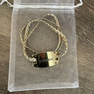 “Blessed” wrap bracelet! Brand new!